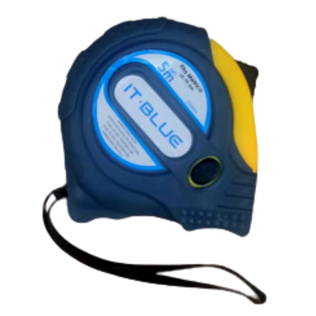 Trena It-blue 5m 25mm 1 Pol Com Trava Emborrachada Amarelo Le-79