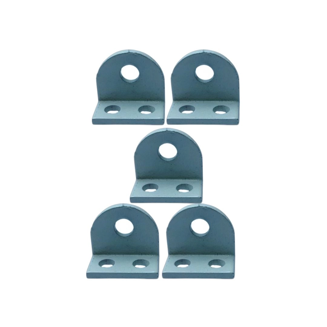 Orelinha Tipo L Pequena P/ Janela Basculante Aluminio Branco Kit 5 Pcs