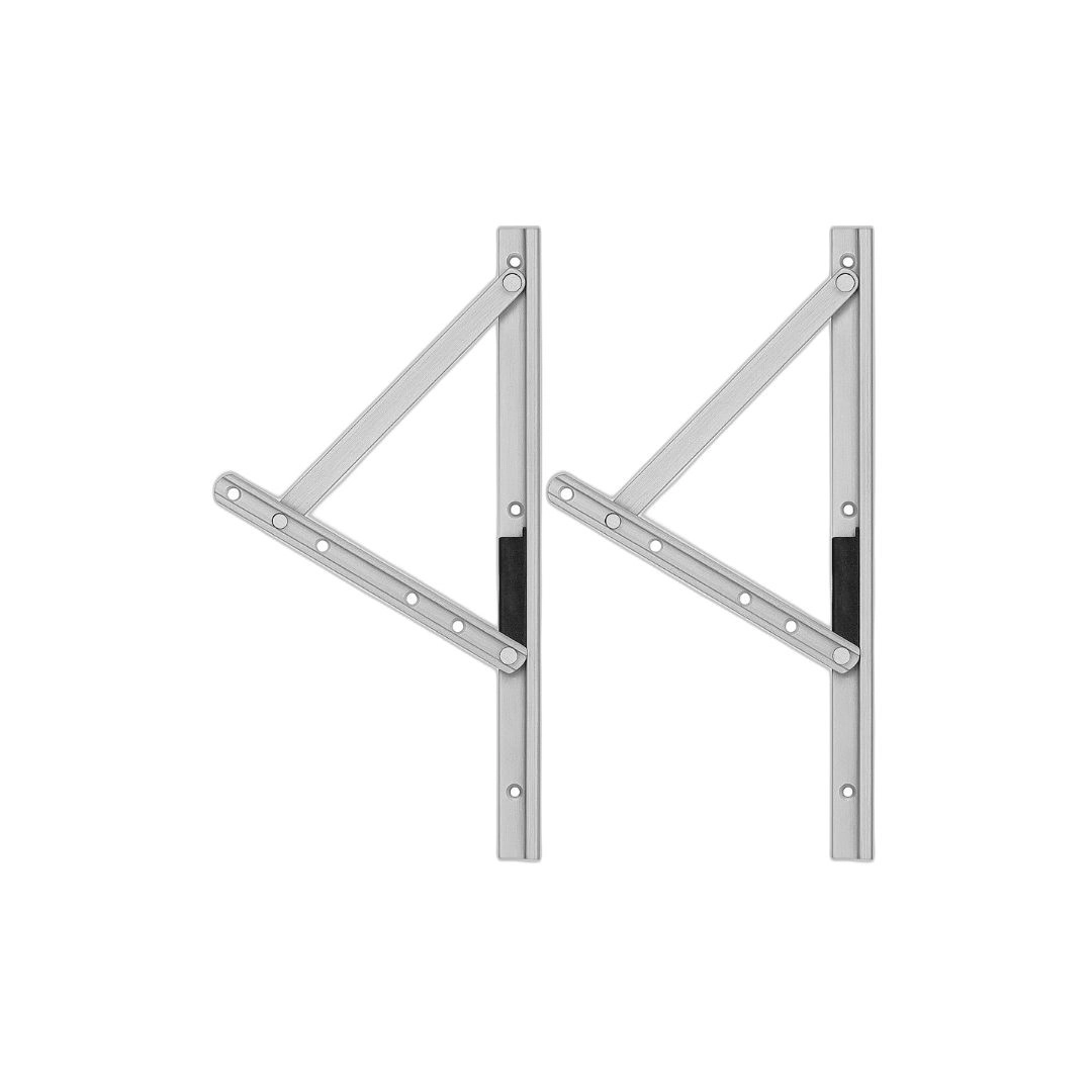 Braço Maxim-ar 40cm/400mm Janela Linha 25 Fosco Articulado Par