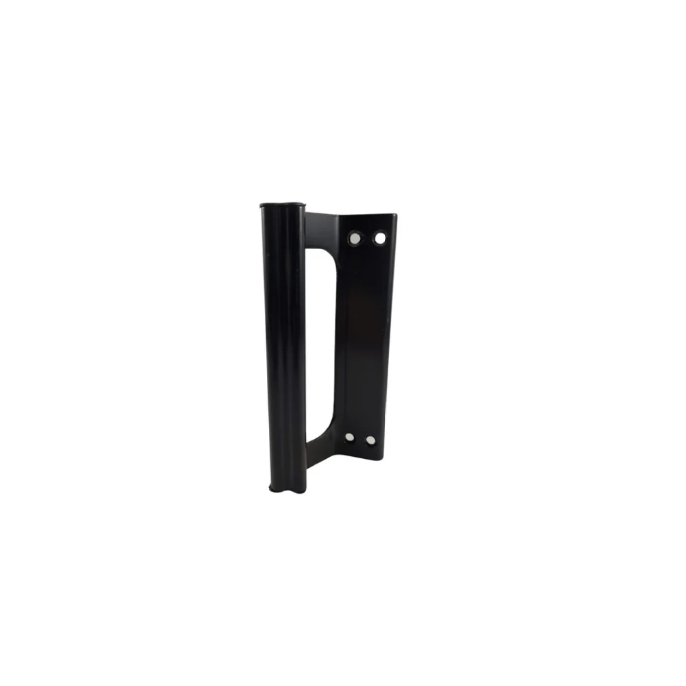 Puxador De Aluminio Madeira Buzio Porta Portao Preto 145mm