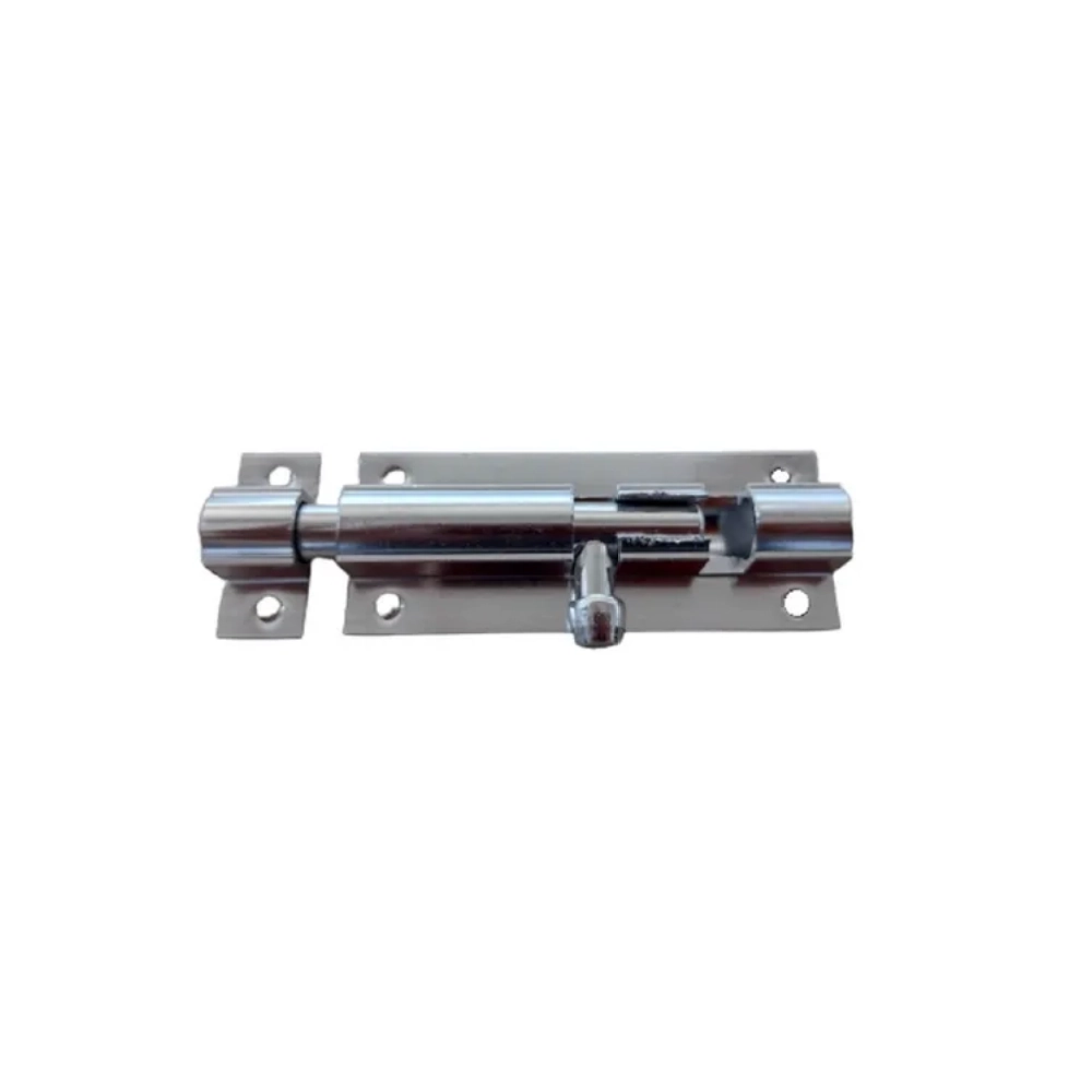Trinco Fecho Ferrolho 3 Pol 80mm Porta Portao Aluminio Brilhante