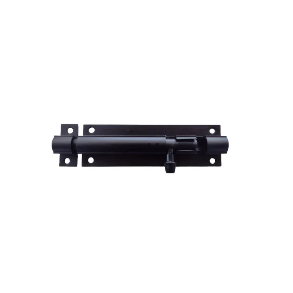 Trinco Fecho Ferrolho 4 Pol 100mm Porta Portao Aluminio Preto
