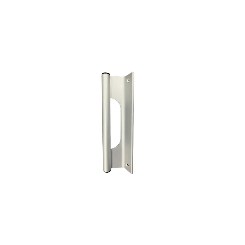 Puxador Porta Portao Aluminio Madeira Buzio Fosco Pux-157 195mm Alumifix