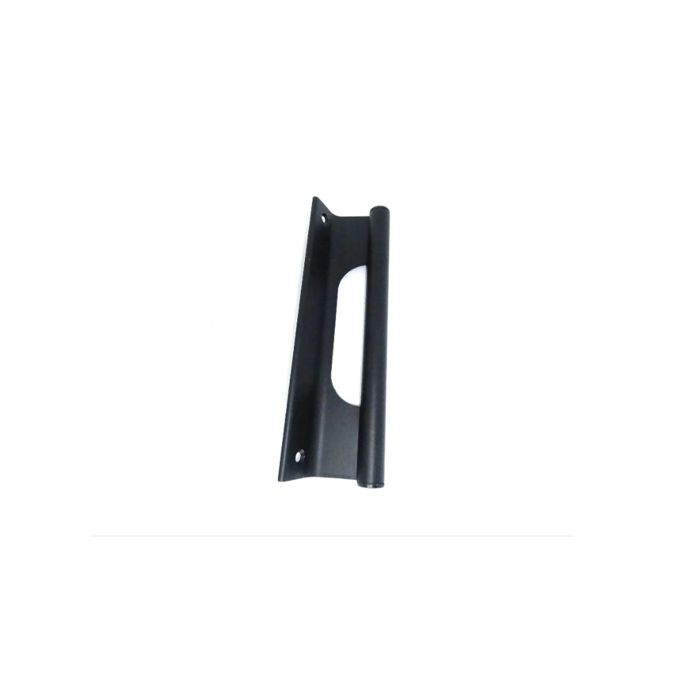 Puxador Porta Portao Aluminio Madeira Buzio Preto Pux-157 195mm Alumifix