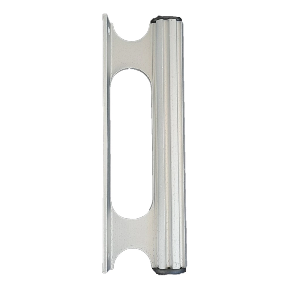 Puxador Porta Portao Aluminio Madeira Ferro Buzio Reto Fosco150mm