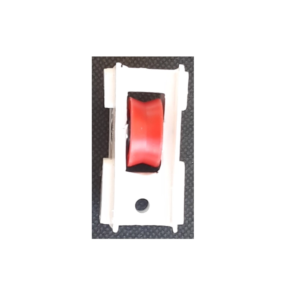 Roldana Linha-30 Baixa "v" Com Rolamento Janela Porta Aluminio Kit 4 Un