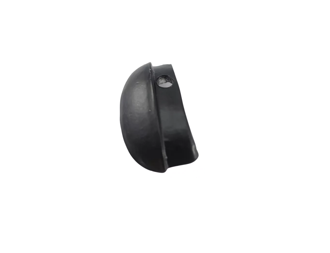 Tampa Corrimao Aluminio Chata Escada Perfil Preto Kit 2un