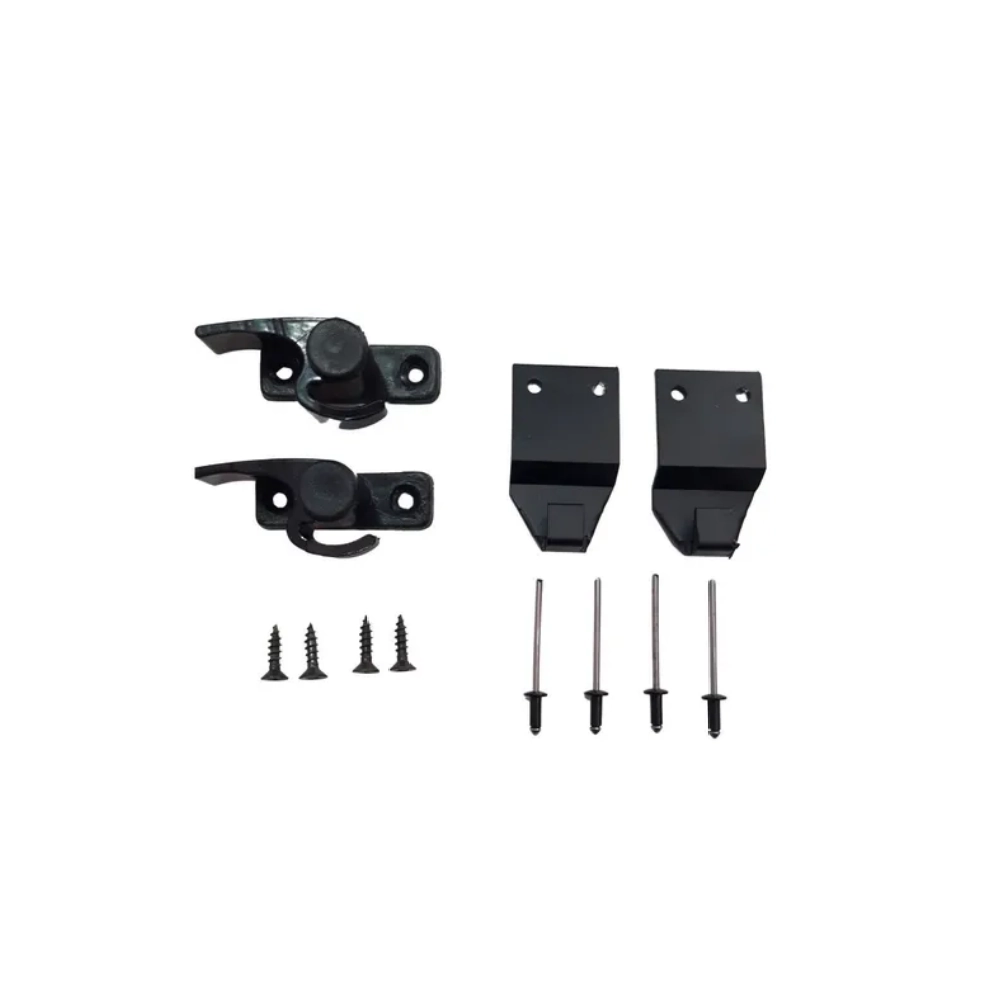 Fecho Japones Caracol Trinco 751 D/e Preto Janela Porta Linha 16 Ou 25 Par