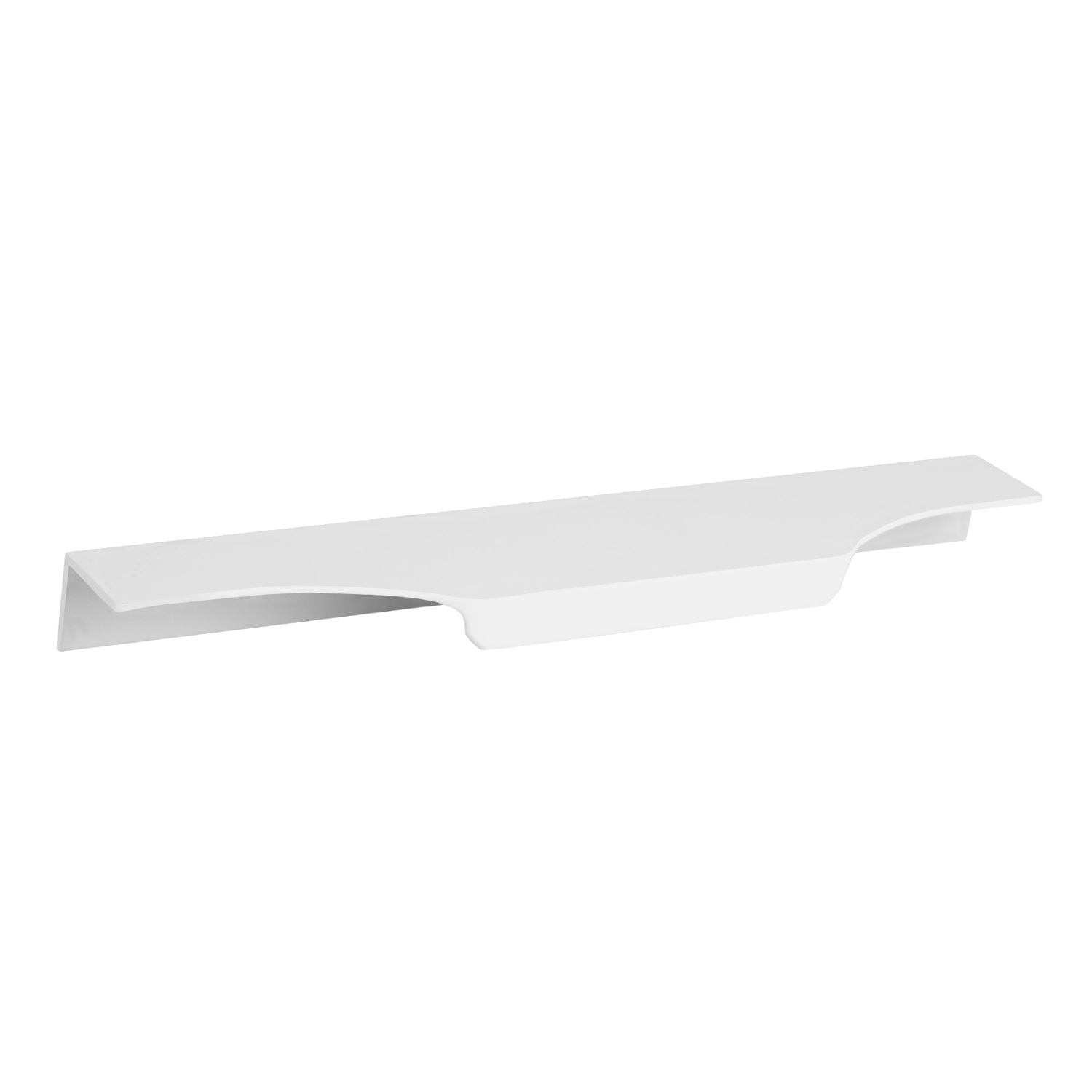 Puxador Para Moveis Clean Cava 200mm Varias Cores Promoção Branco