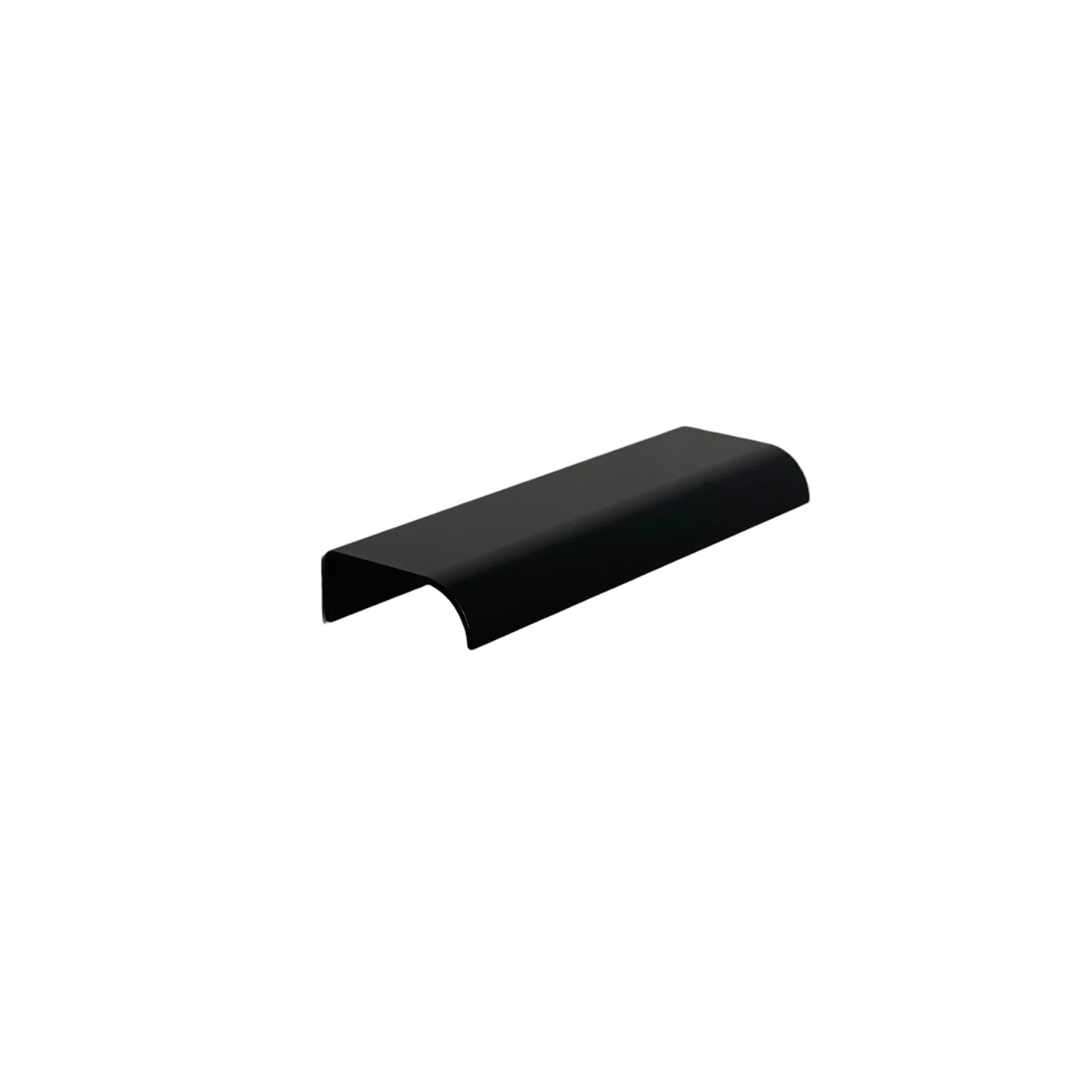 Kit 10 Puxadores Para Móveis Wave Reto Alumínio Champagne 125mm Aluminium Decor Preto