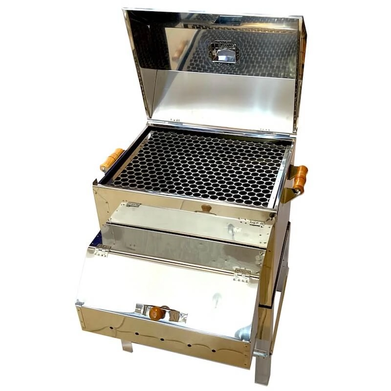Churrasqueira Bafo Defumador 2 Funções Inox Sf6