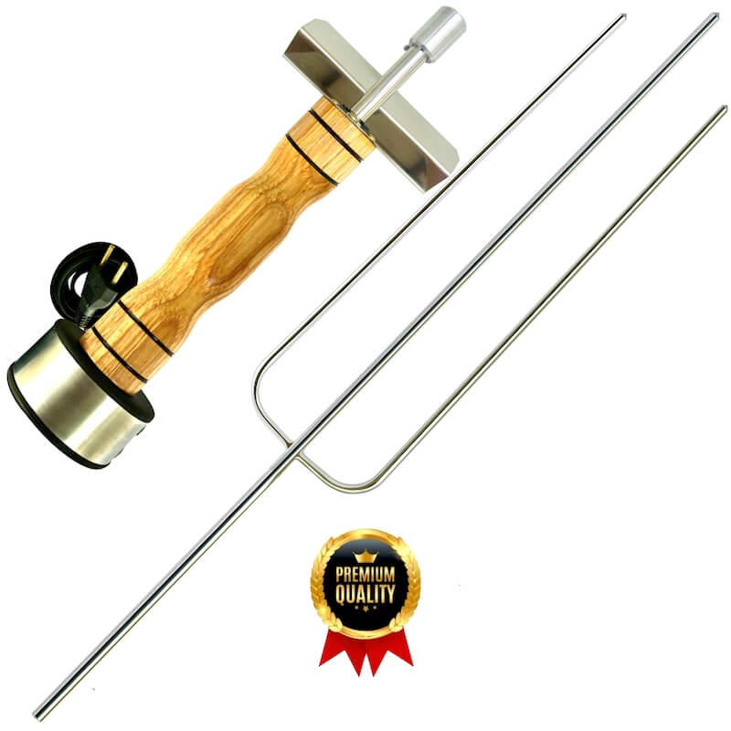 Espeto Giratório Elétrico Premium Churrasco Inox 220v Eg01