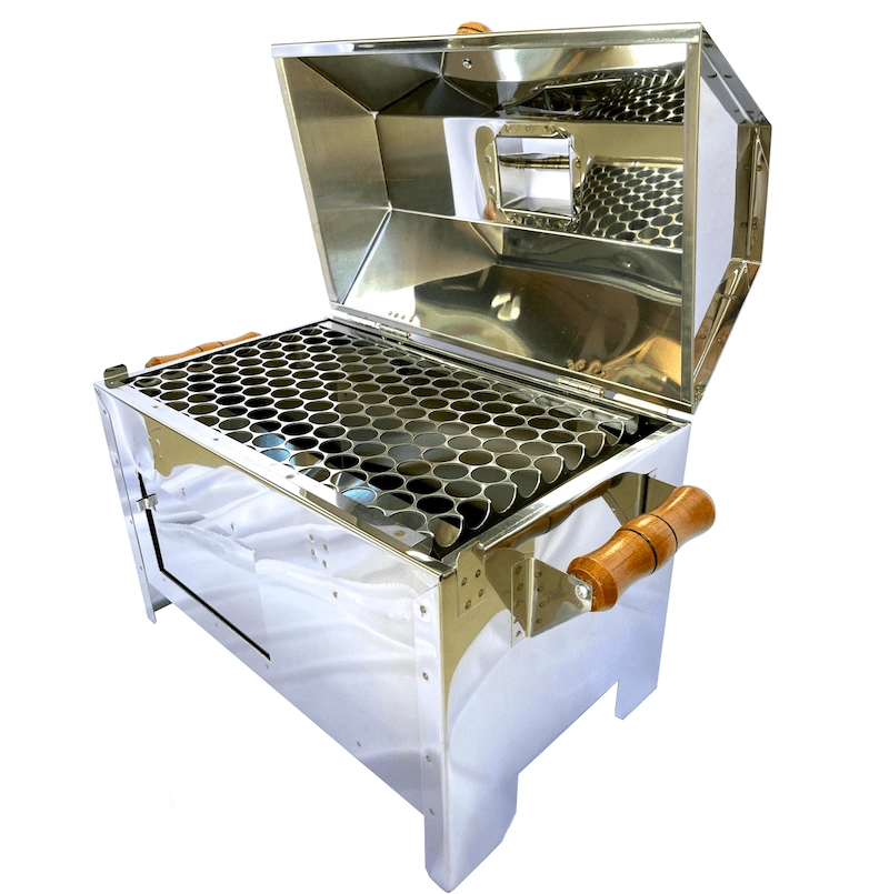 Churrasqueira Portátil Inox A Bafo Pif1