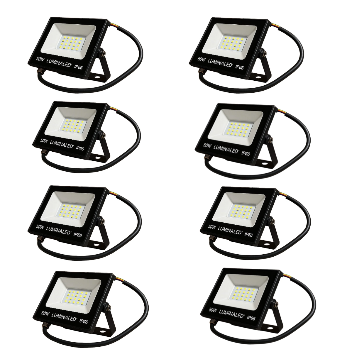 Refletor Led 50w Branco Frio Variações:kit 8