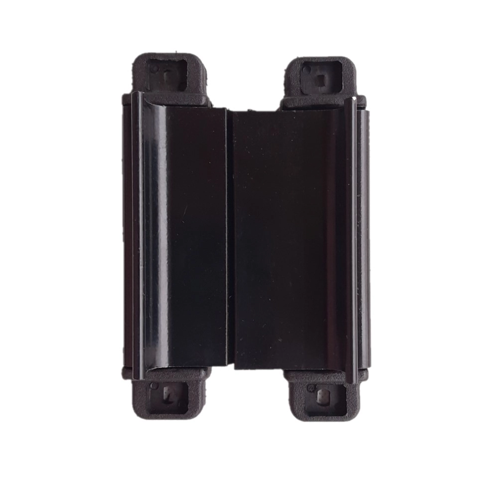 Fecho Trinco Central Brasilia Fec-1085 Janela Vitro Correr Aluminio Linha 25 30 Sobrepor Preto
