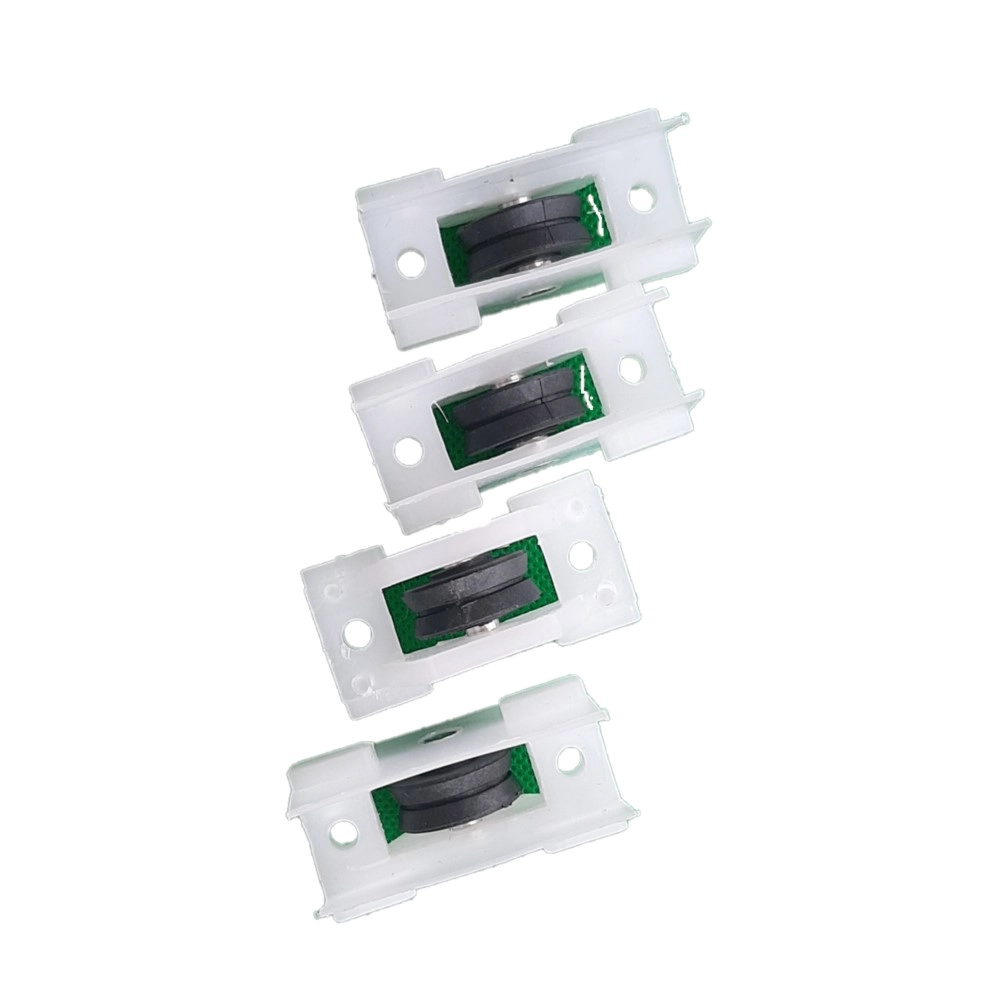 Roldana Linha-30 Alta "v" S/rolamento Janela Porta Aluminio Kit 4 Un