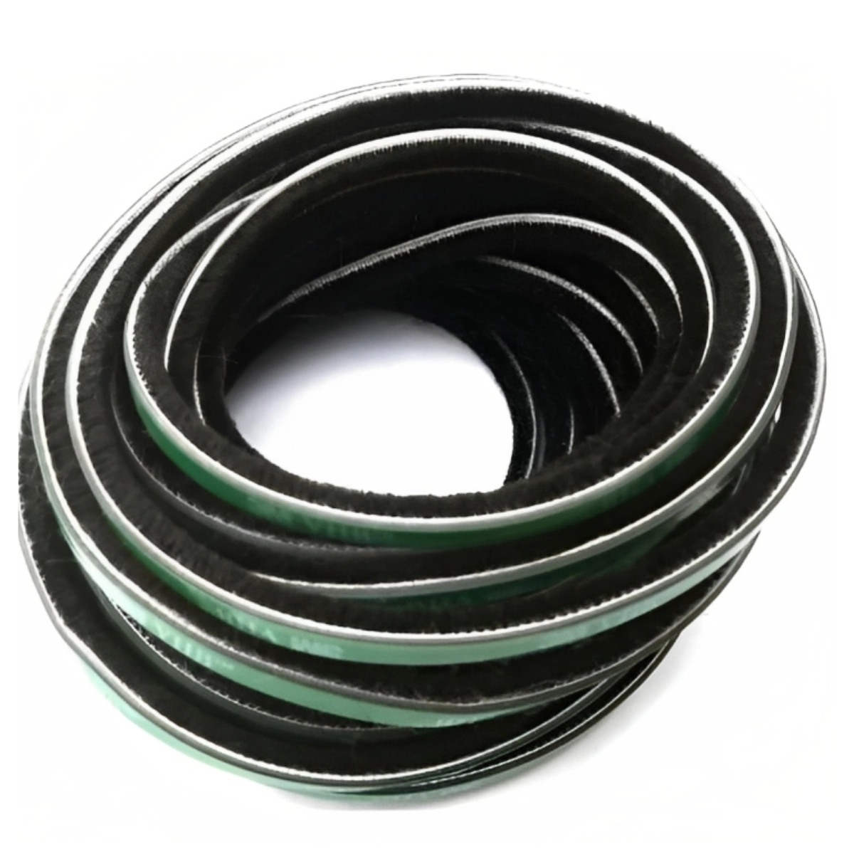 Escova Fita Vedação 7x5 Preto Rolo C/50 Mts Adesiva Janela Porta Aluminio