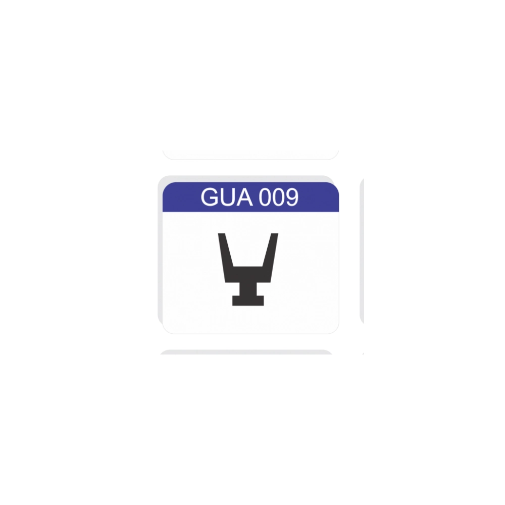 Borracha Guarnição Vedação Vidro Linhas 25 30 42 Gua-009 Rolo 10 Mts