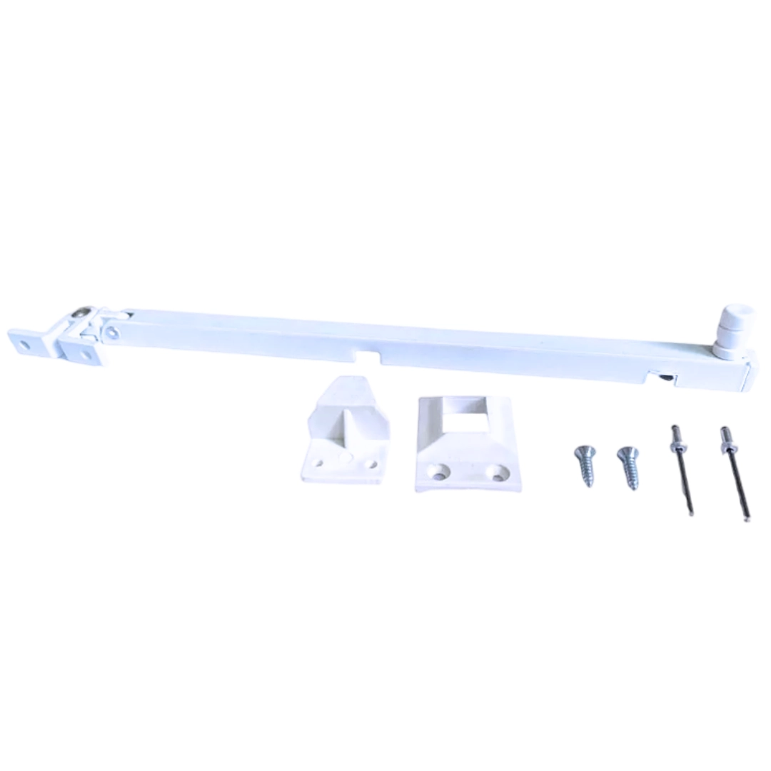 Haste Tubular Frontal Puxador Janela Maxim-ar 35cm Branco