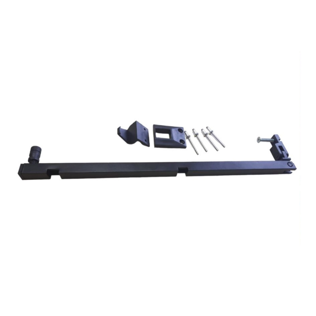 Haste Tubular Baguete Puxador Janela 20 Cm - Preto