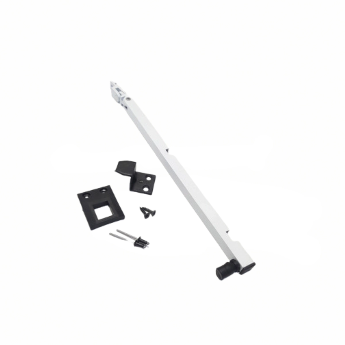 Haste Tubular Baguete Puxador Janela 25 Cm - Branco Prático