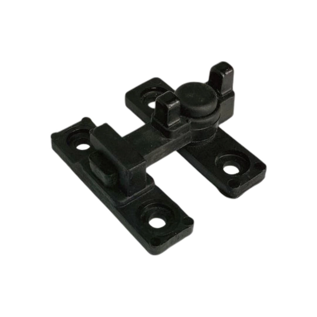 Tranqueta Trinco Fecho Nylon S/bico Preto Porta Portao