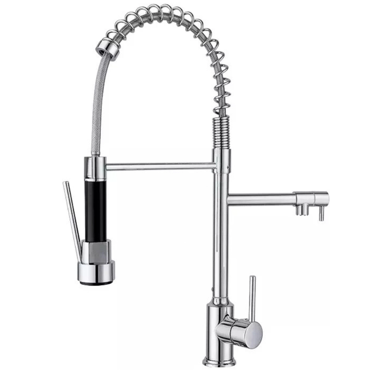 Torneira Gourmet Monocomando Cromada Cozinha Aço Inox 304