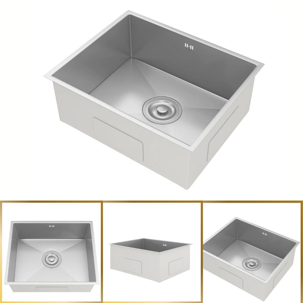 Cuba Para Cozinha Goumet Lisboa Aço Inox 304 Goldenx
