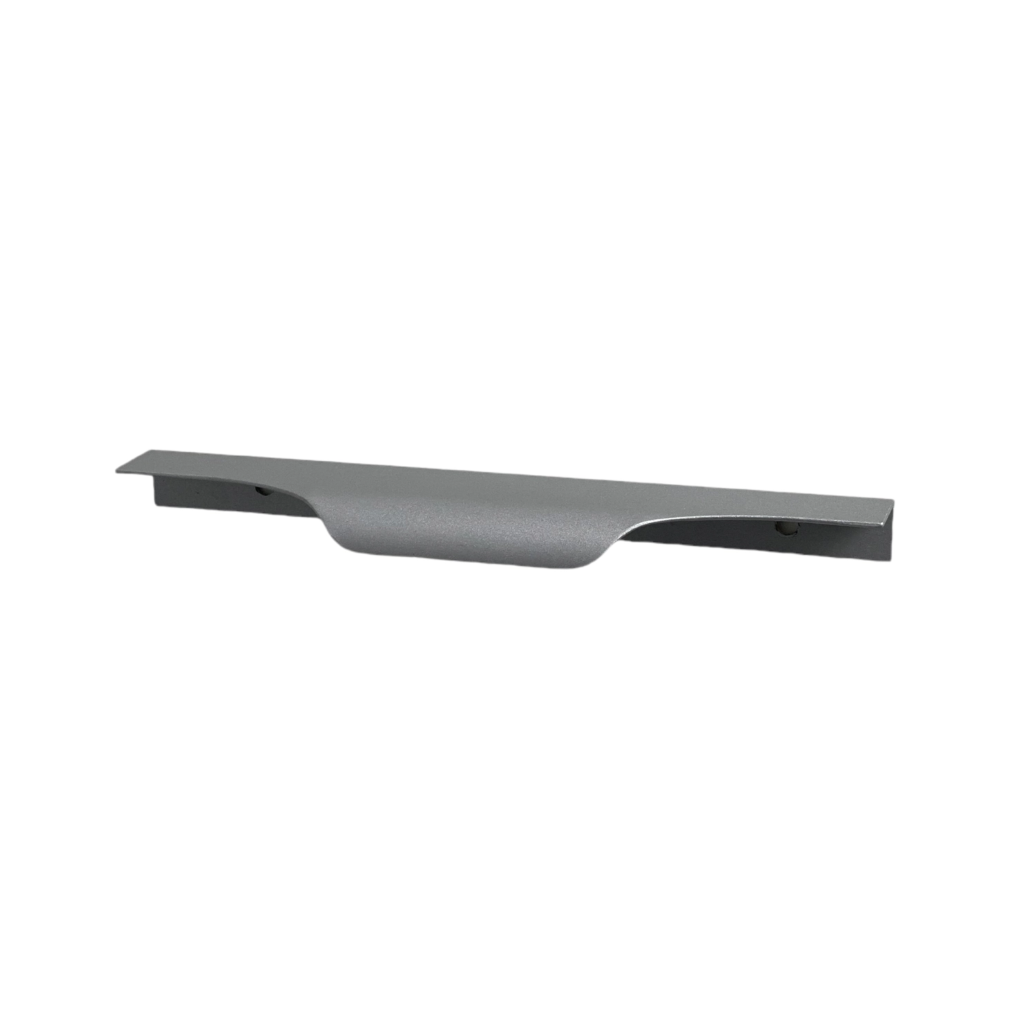 Kit 20 Puxadores De Móveis Wave Cava Ouro 180mm Aluminium Prata