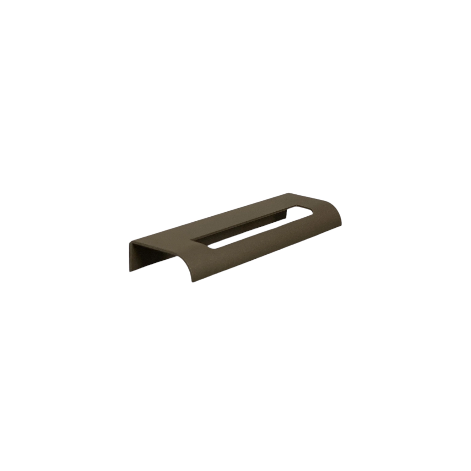 Puxador Para Móveis Thin Reto Branco 125mm Aluminium Decor Ouro Envelhecido