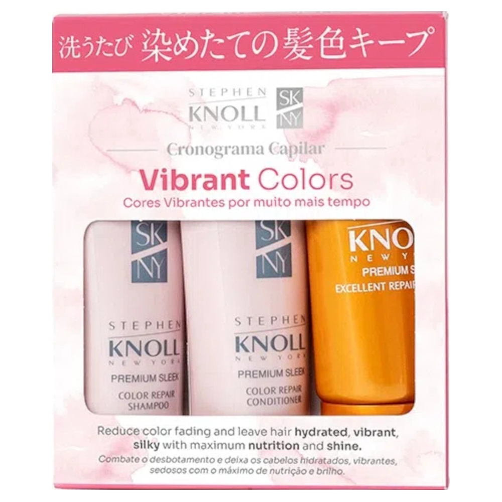 Stephen Knoll Kit Cronograma Cx Capilar Coloridos Vibrantes
