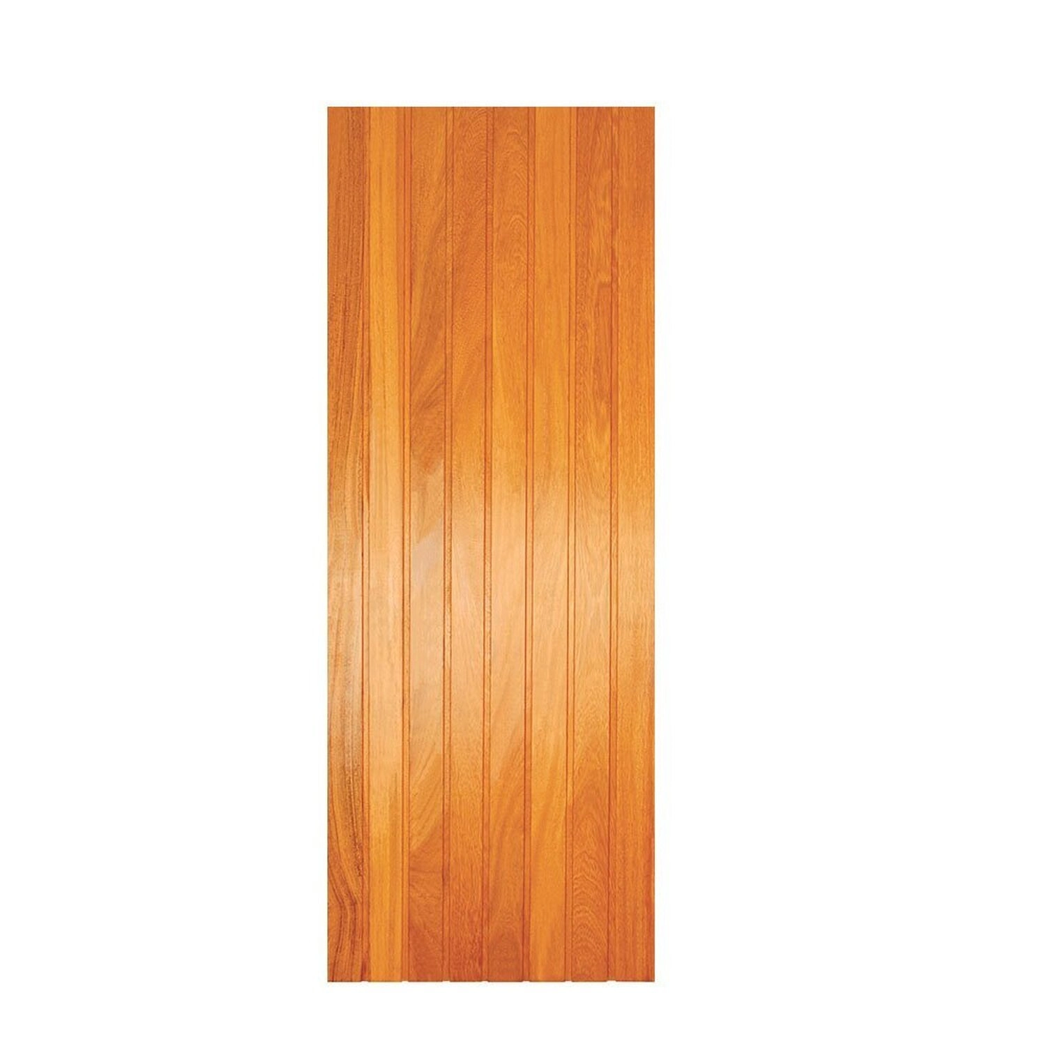 Porta De Madeira Maciça Tauari 210x92x3,3 Mexicana Jomadi Natural