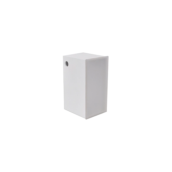 Balizador de Parede Embutir Branco Metal Attena
