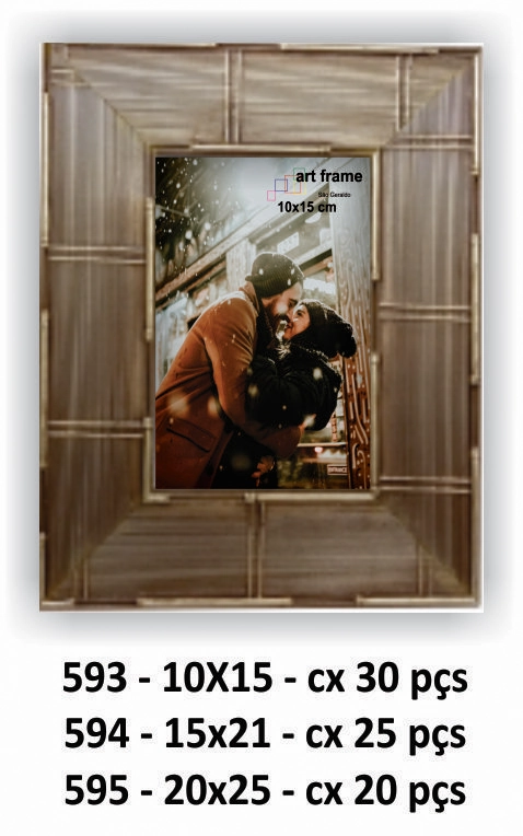 Porta Retrato Luxo Mold 055 2rb 10x15cm 593 Art Frame