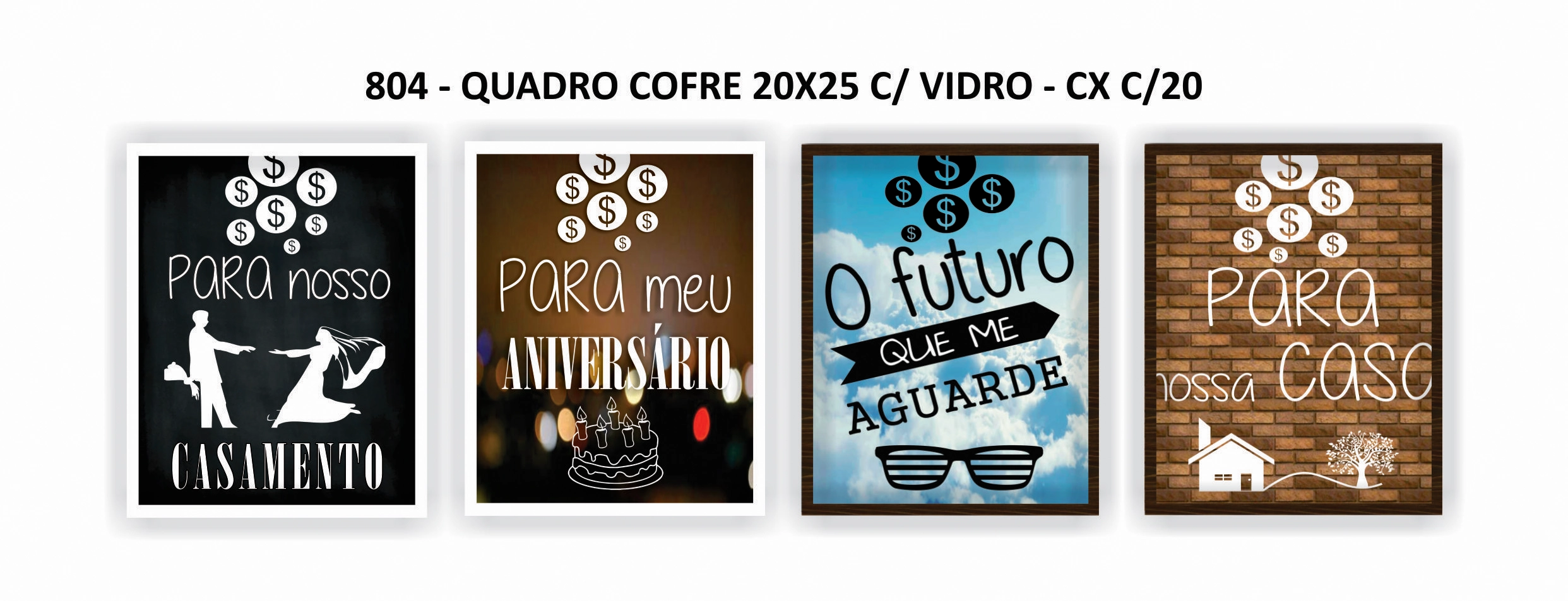 Quadro Cofre 20x25 804 Art Frame