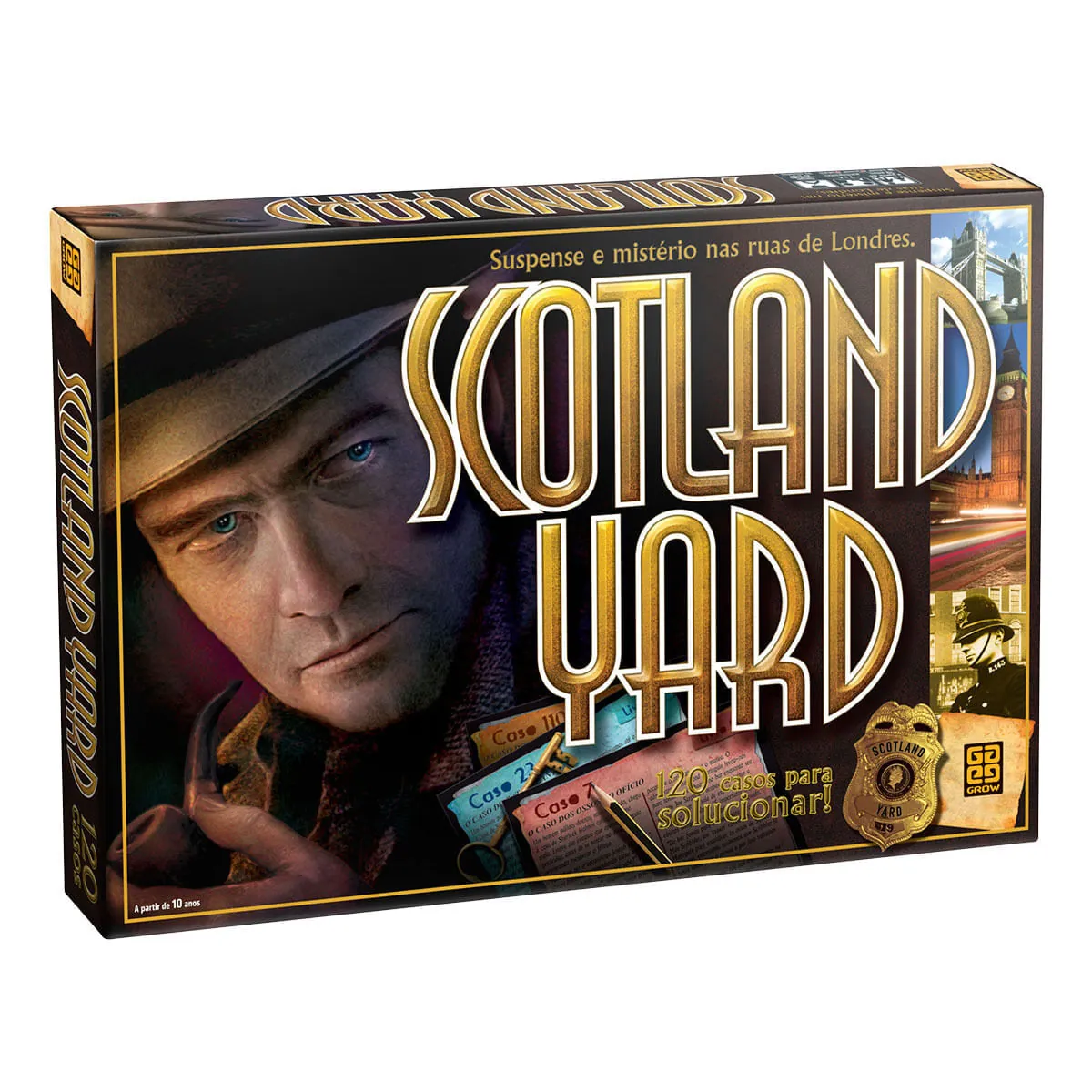 Jogo Scotland Yard - 60 Casos - Grow