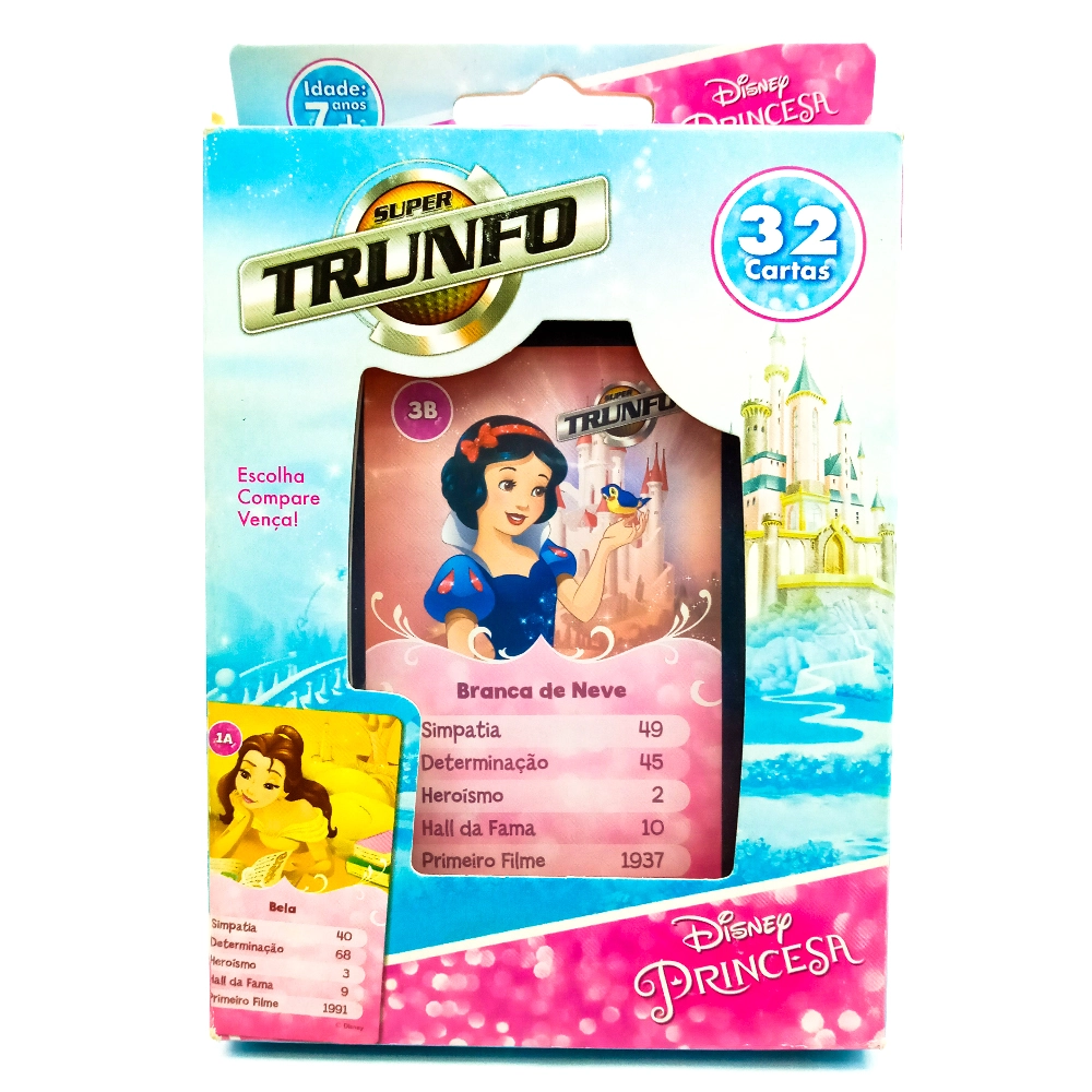 Jogo Super Trunfo - Princesas Disney Grow