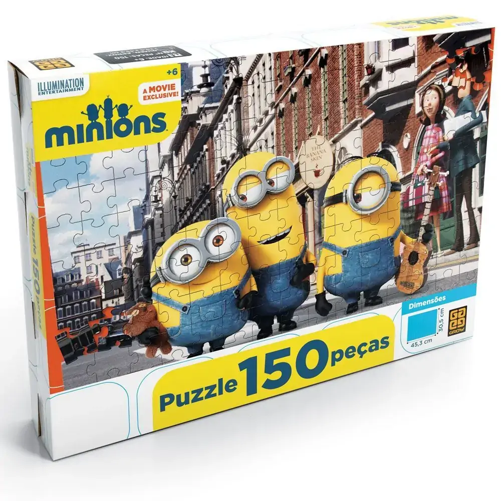 Quebra Cabeca Minions 150pc 1un