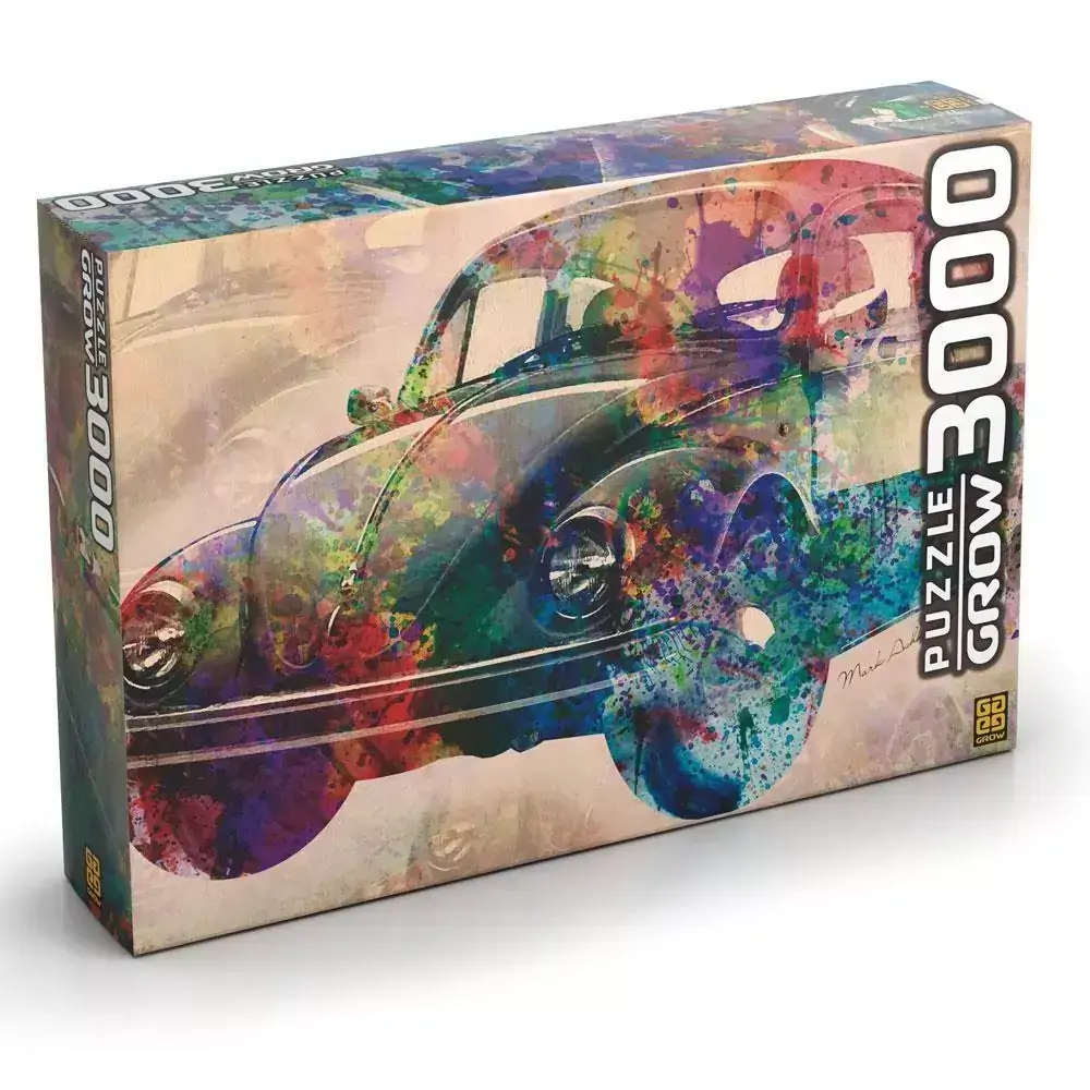 Quebra-Cabeça - 3000 Peças - Vintage Car - Grow