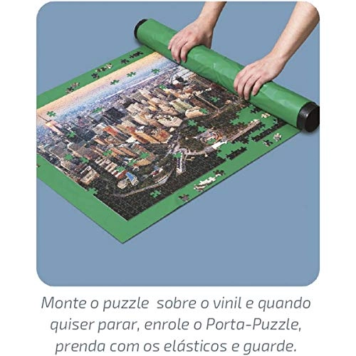 Porta Puzzle - Até 1000 Peças - Preto - Grow