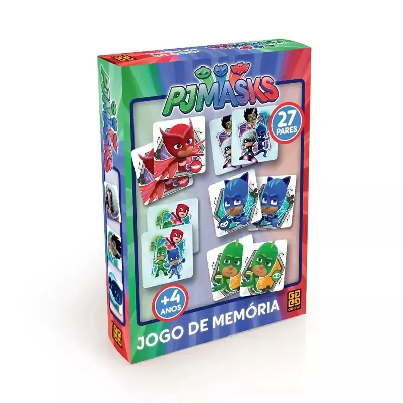 Jogo de Memória - PJ Masks - Grow