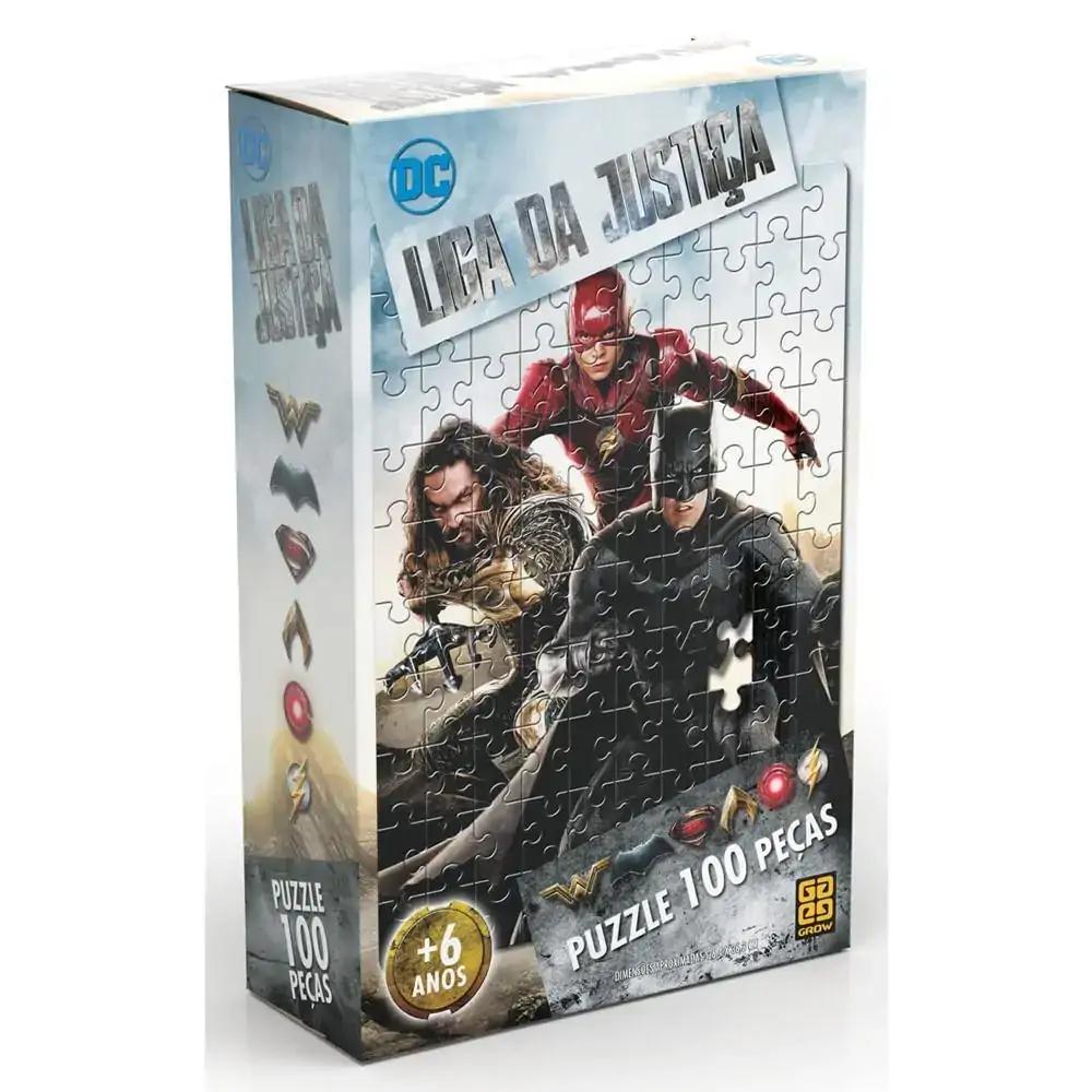 Quebra Cabeca P100 Liga Da Justica 3527 Grow