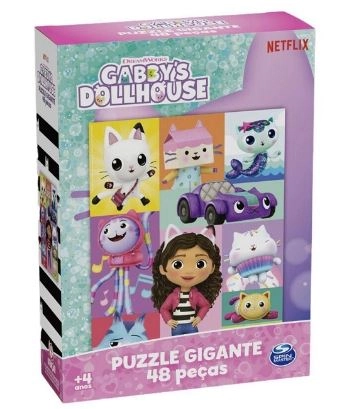 Quebra Cabeca Puzzle Gabbys Dollhouse 48pcs Ref.4373 Grow
