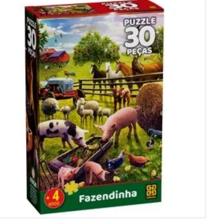 Quebra Cabeca Fazendinha 30pcs 4561 Grow