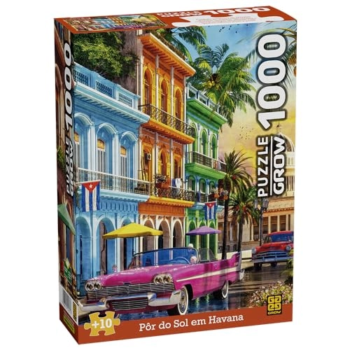 Quebra Cabeca Por Sol Havana 1000pcs 4571 Grow