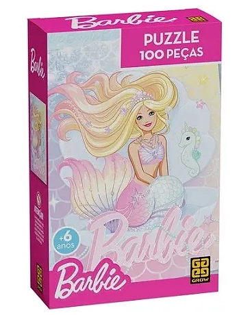 Qc 100 Pcs Barbie Brilhante