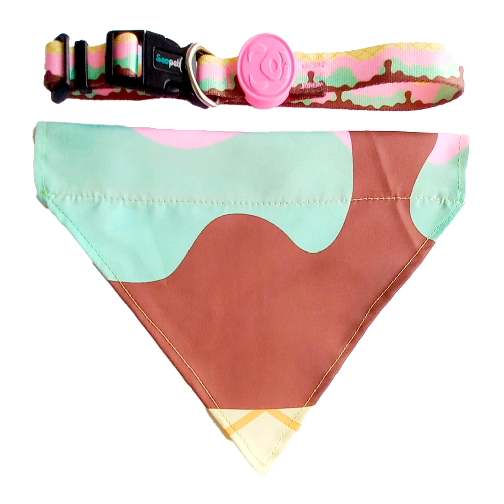 Kit Coleira C/ Bandana Seopet M