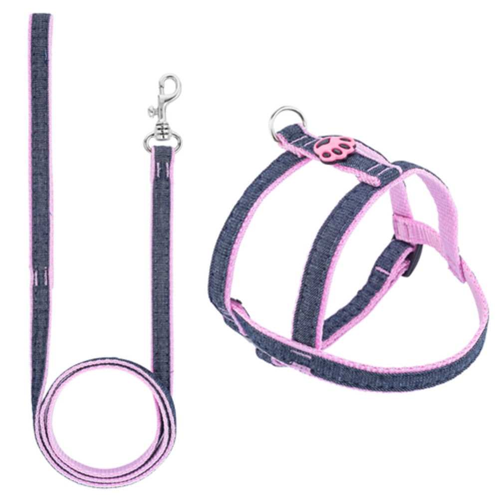 Conj Guia Peit Comum Jeans Rosa N.7 279731