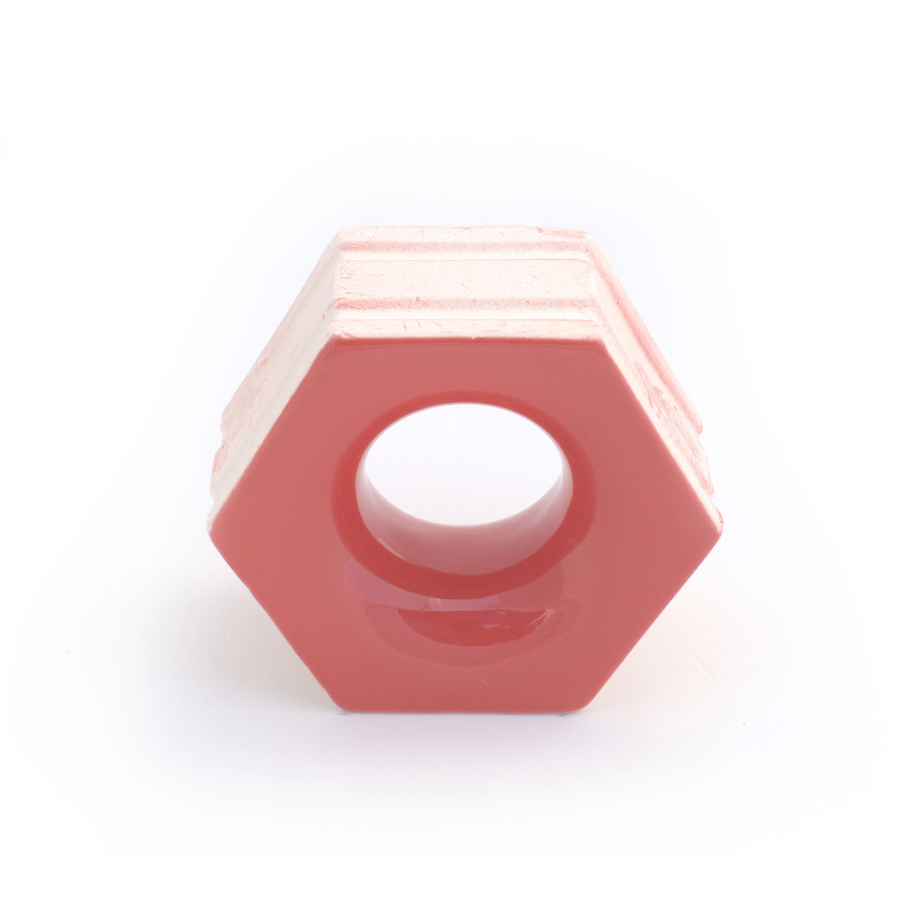 Cobogó Cerâmico Esmaltado 13x16cm Rosso Favo Elemento V