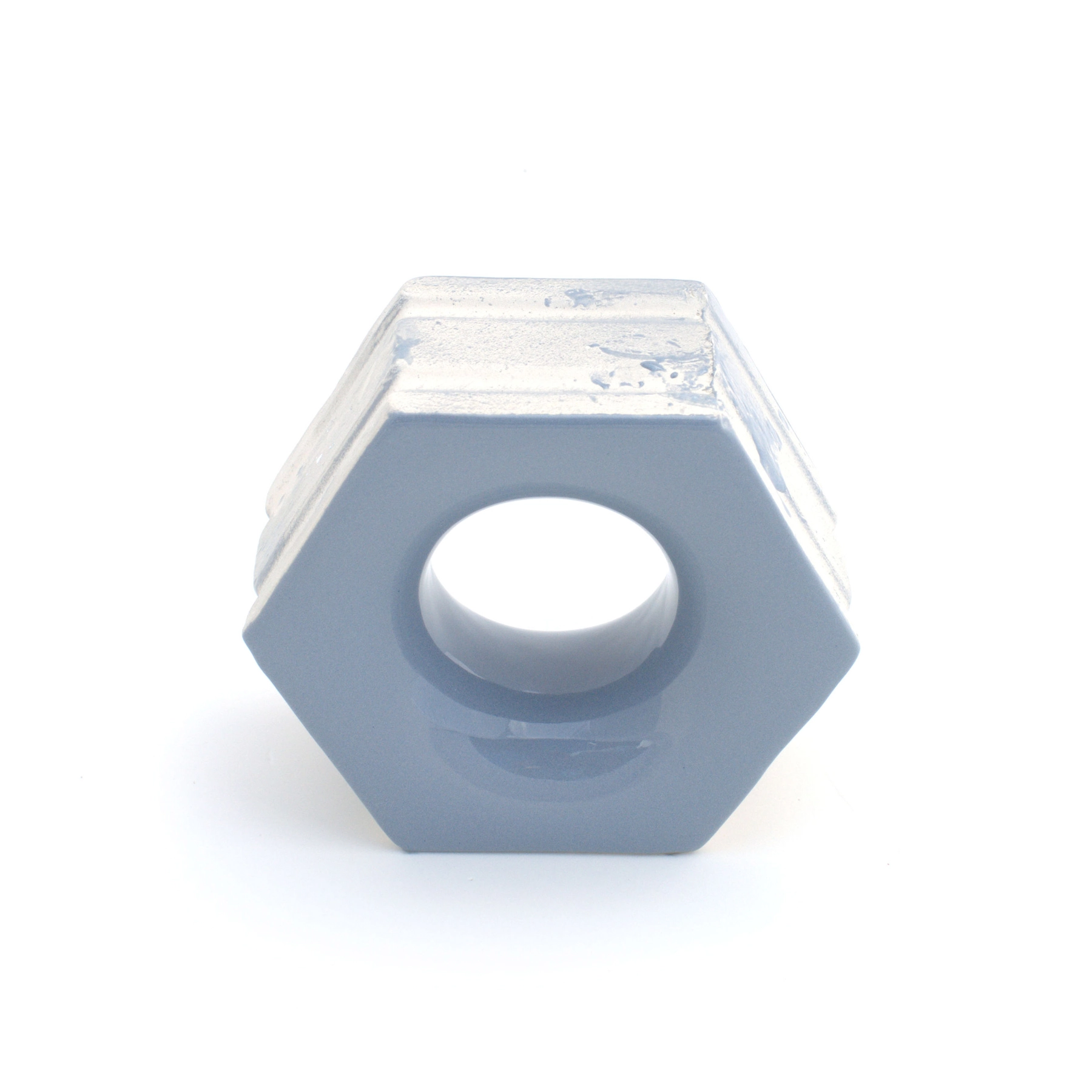 Cobogó Cerâmico Esmaltado 13x16cm Griggio Favo Elemento V